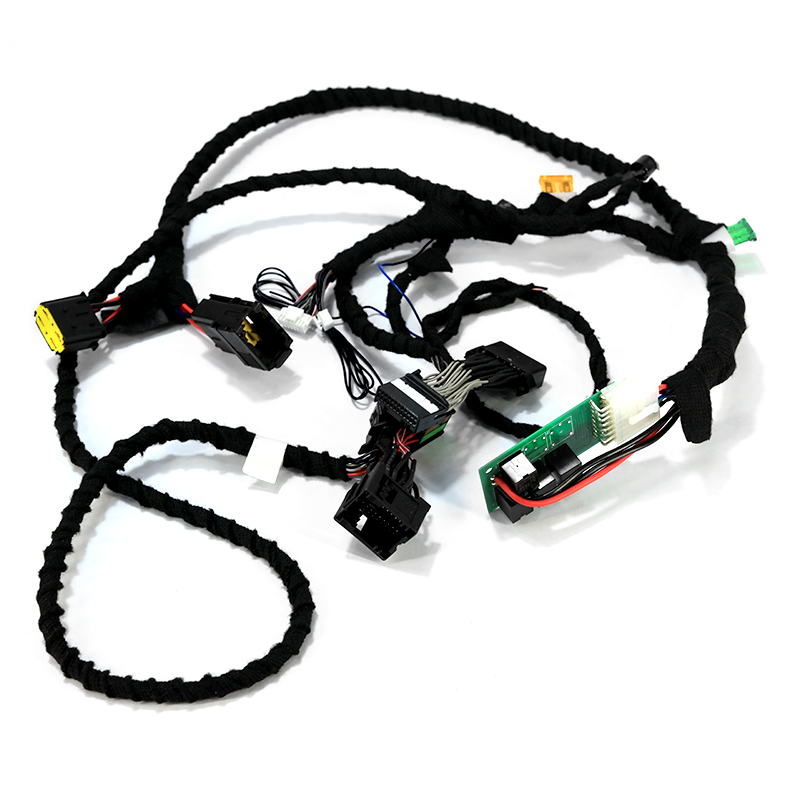 Sturdy Nylon Automotive Wire Harness With Cover Lesun Electric