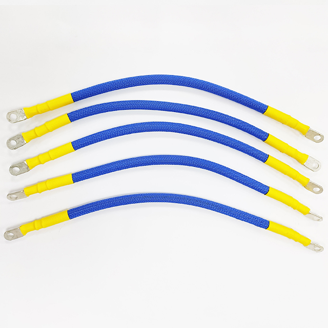 wire positive battery connection cable to starter